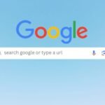 Search Google or type a URL: Google homepage search box showing the placeholder text